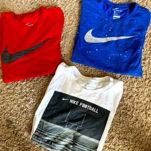 3 Nike t shorts.